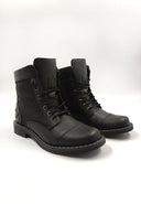 Botas de cuero para hombre casual San Polos referencia 2174 en color negro.