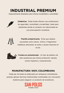 Botas de Seguridad en Cuero para Hombre | San Polos Ref. 3469