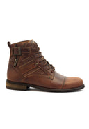 Botas de Cuero para Hombre San Polos 3150 Coñac | Estilo Casual