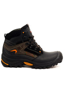 Botas Industriales de Cuero para Hombre San Polos 3468 Negro