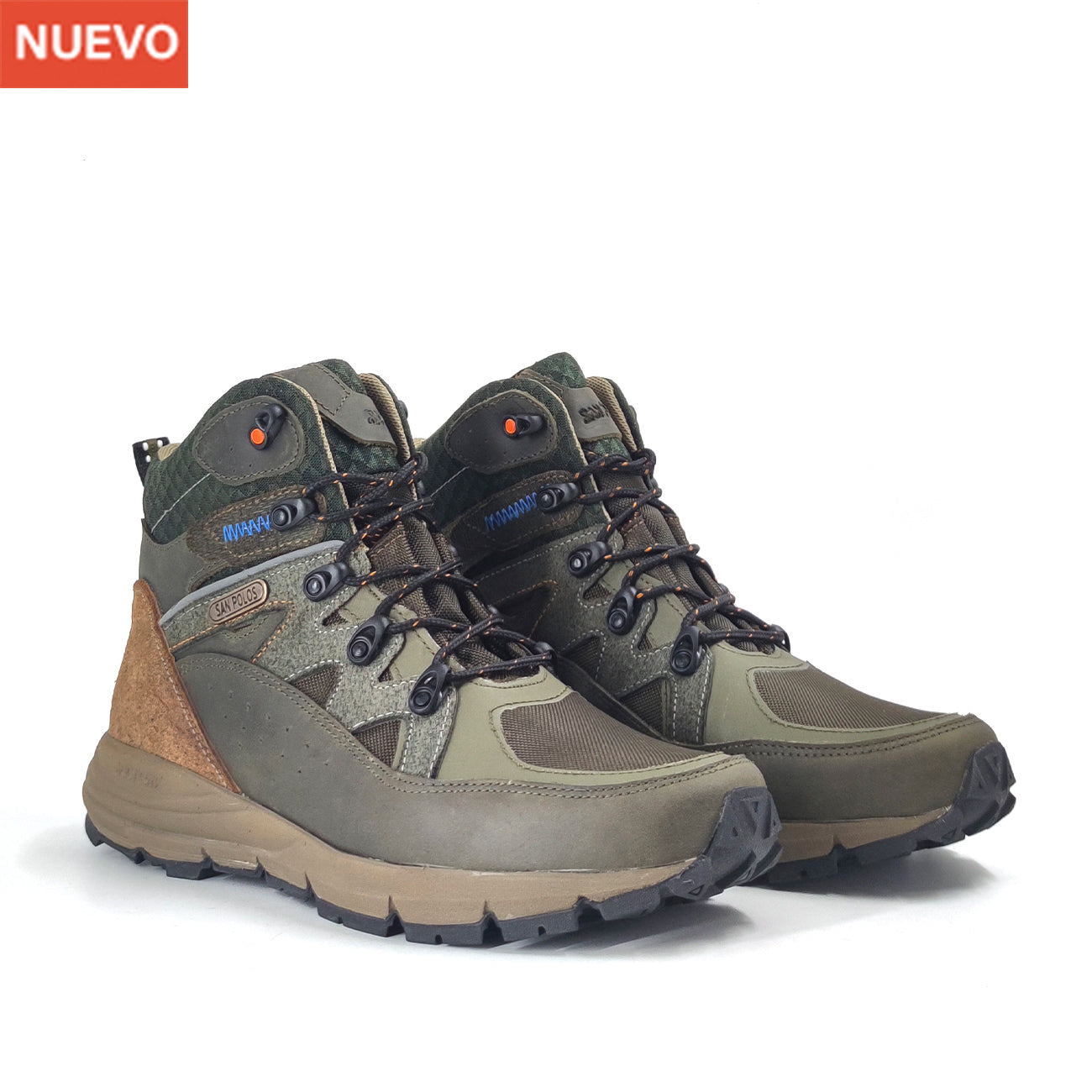 Botas San Polos Trekking Hombre 3830 Verde