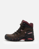 Botas Industriales para Mujer San Polos 2838 | Cuero Café & Fucsia