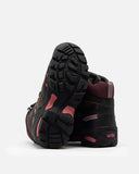 Botas Industriales para Mujer San Polos 2838 | Cuero Café & Fucsia