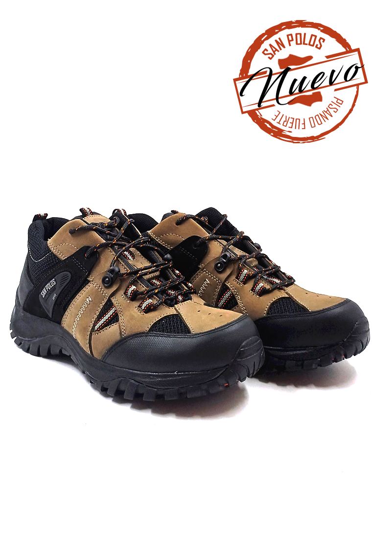 Zapatos San Polos Hiking Hombre 3175 Negro Arena