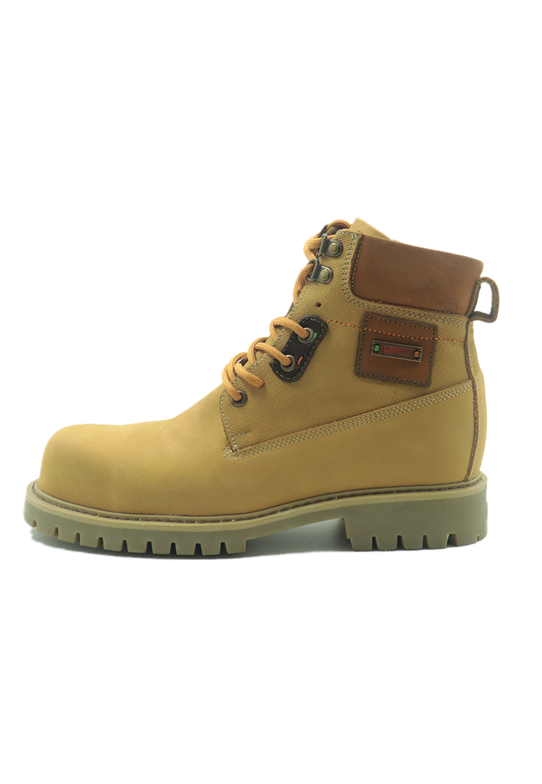 Botas San Polos Leñadoras Hombre 3364 Nobuck oro.