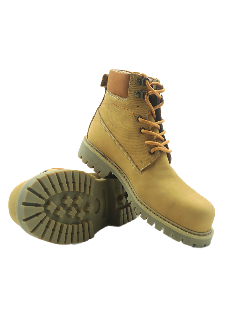 Botas San Polos Leñadoras Hombre 3364 Nobuck oro.