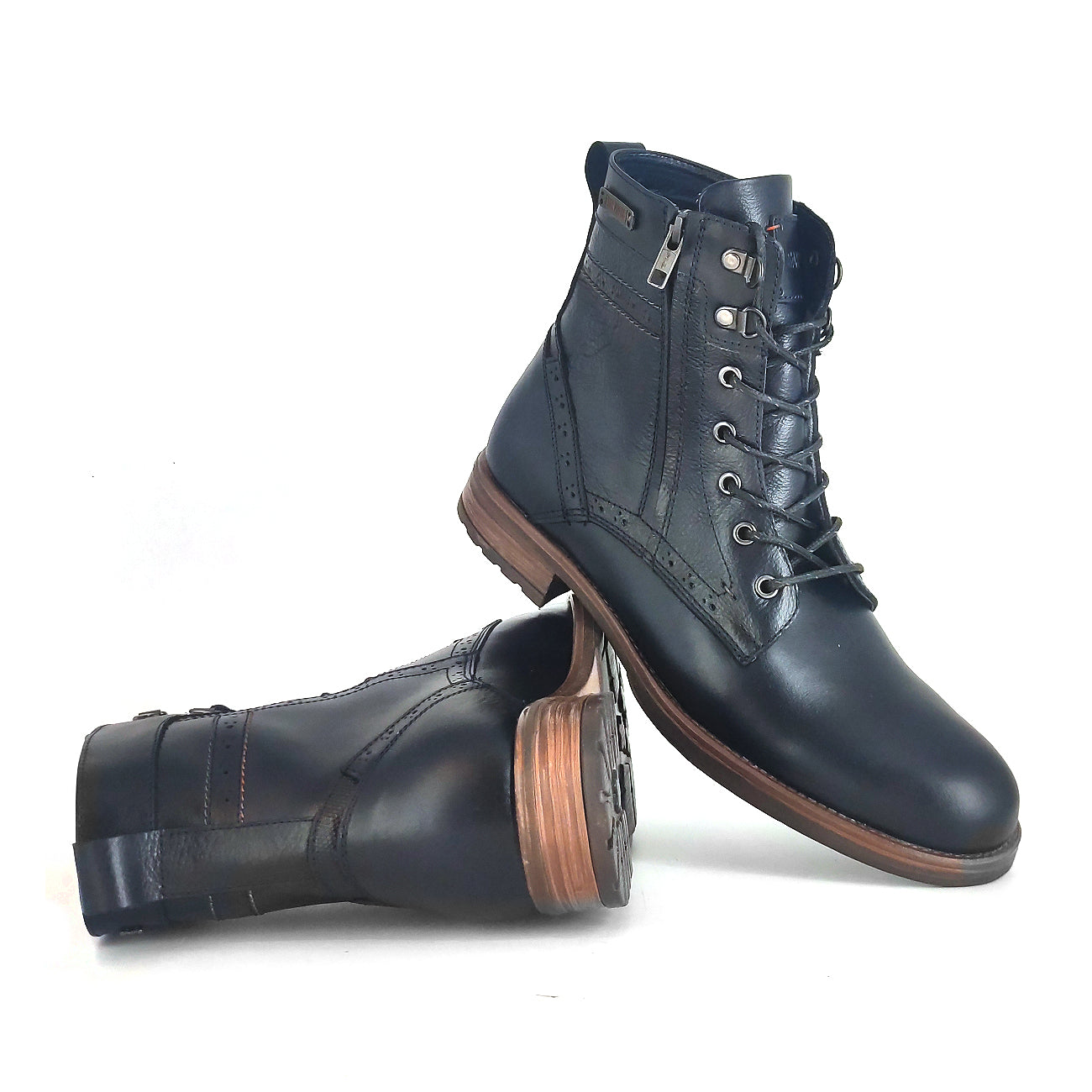 Botas San Polos Casual Hombre 3359 Azul Espasolado