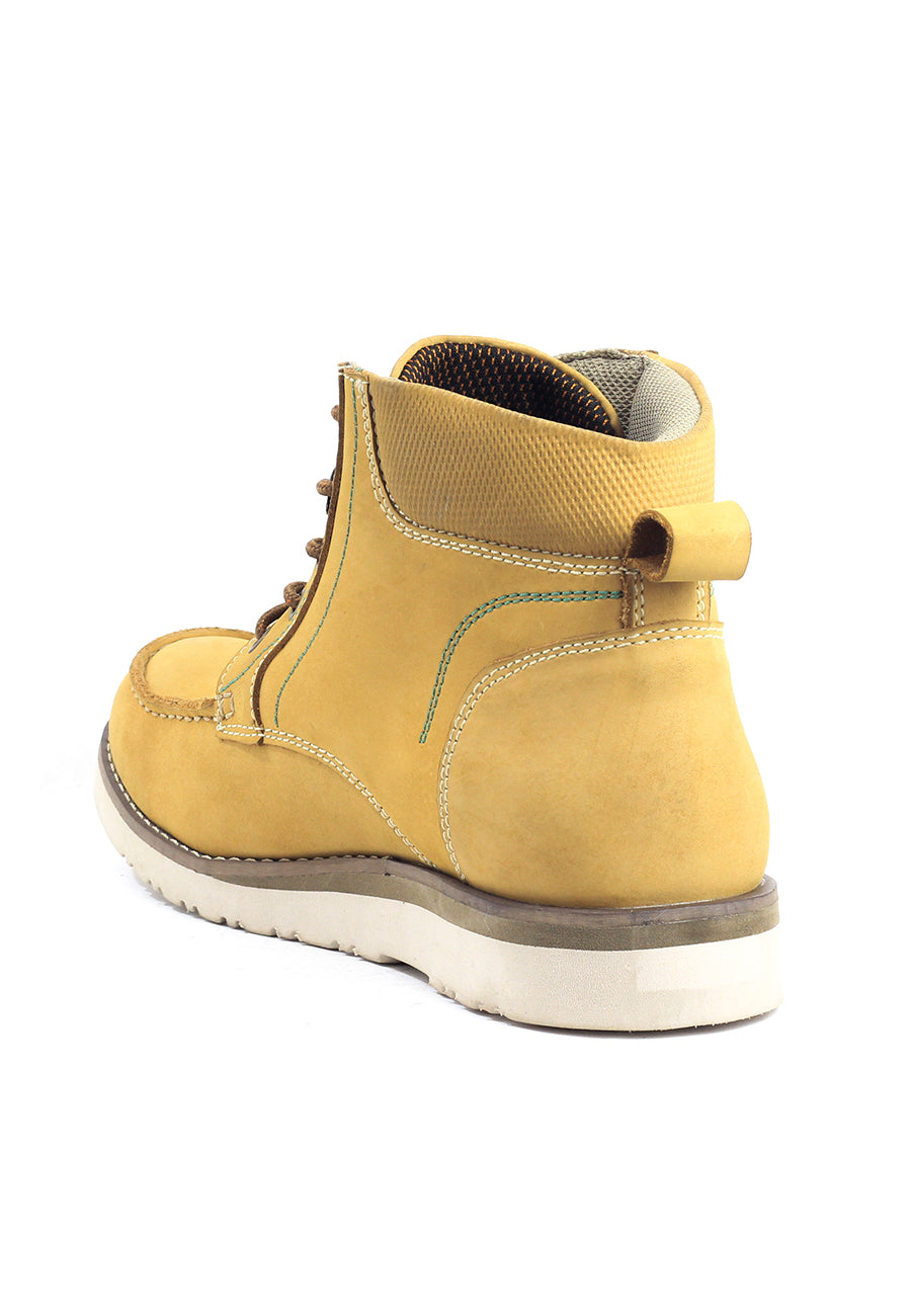 Botas San Polos Casual Hombre 3614 Nobuk Oro