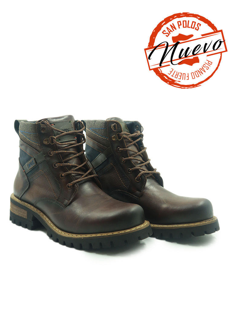 Botas San Polos Leñadoras Hombre 3700 Pardo