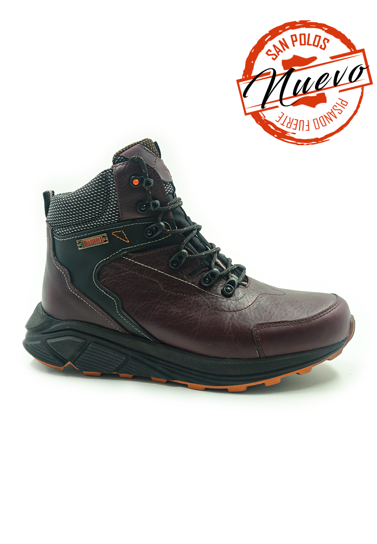 Botas San Polos Hiking Sport Hombre 3727 Vinotinto