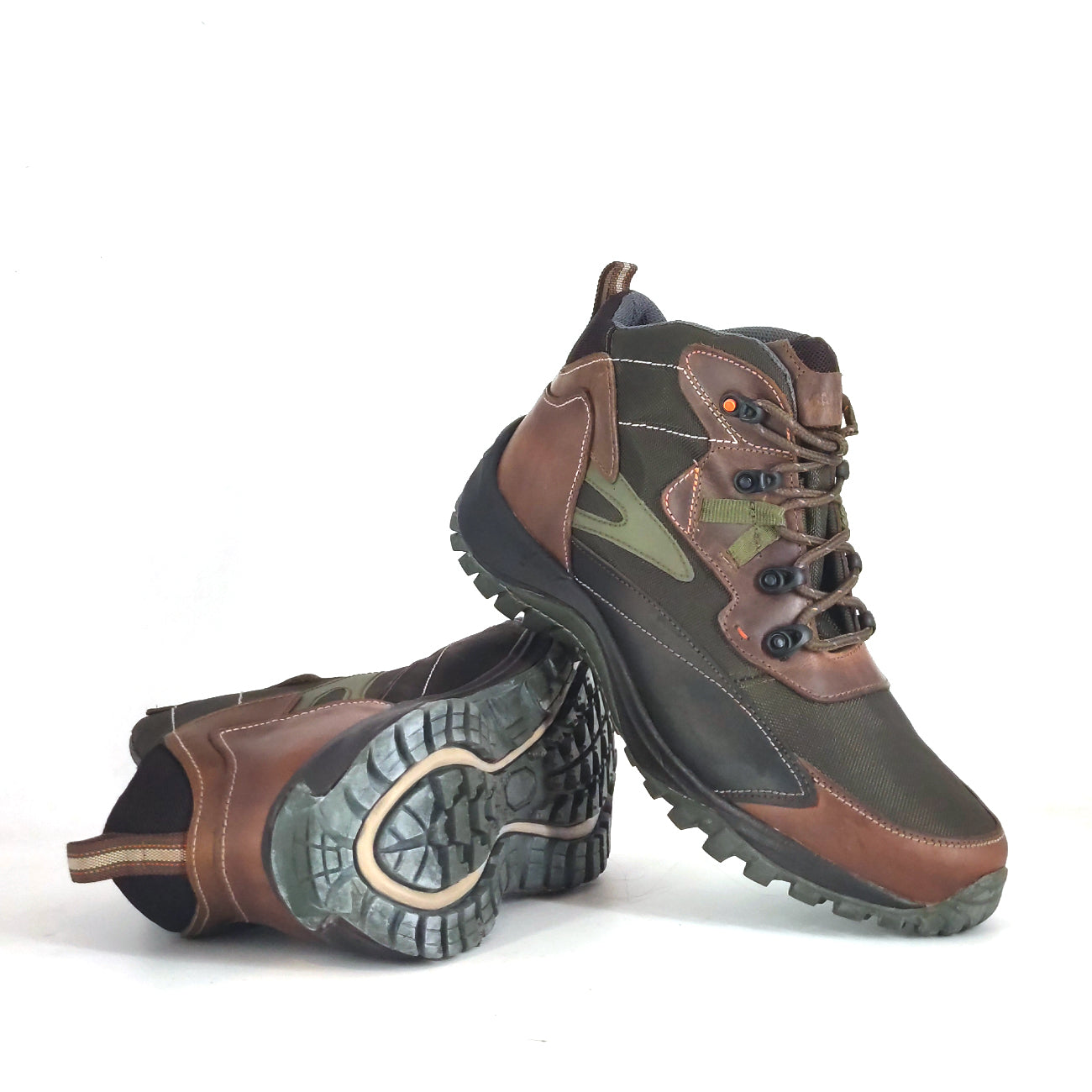 Botas San Polos Hiking Hombre 3728 Coñac Verde