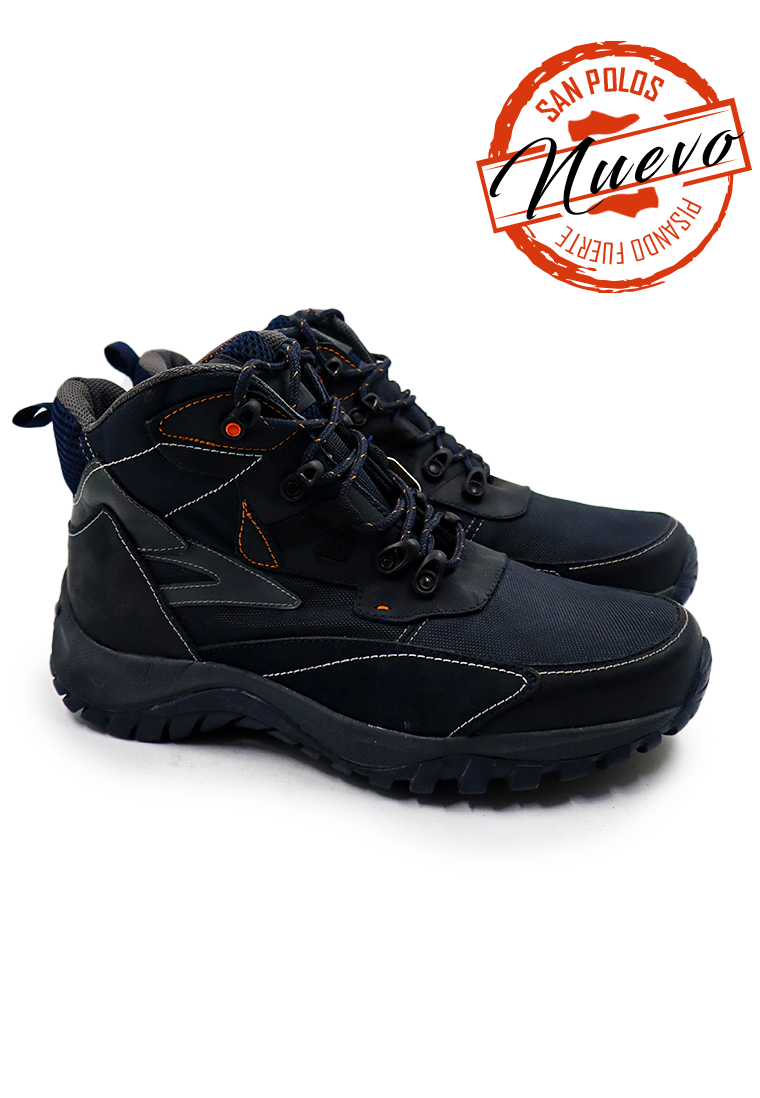 Botas San Polos Hiking Hombre 3728 Negro