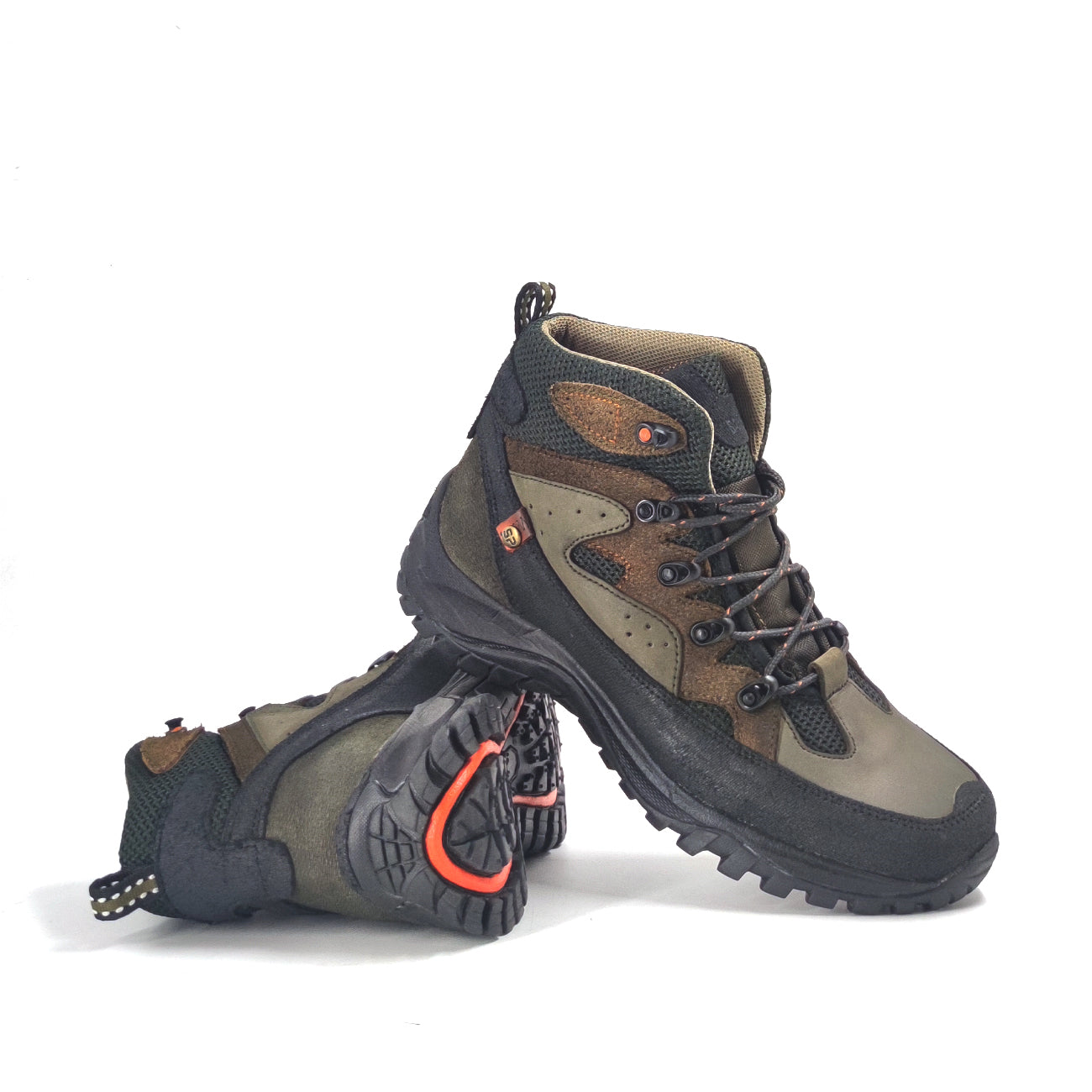 Botas San Polos Hiking Hombre 3832 Negro Verde