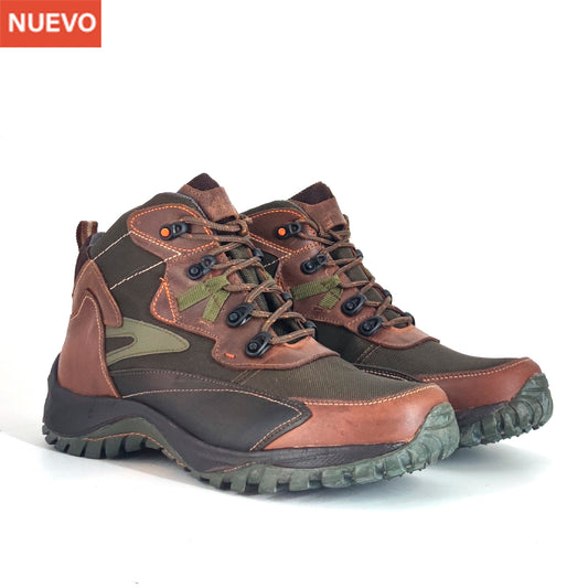 Botas San Polos Hiking Hombre 3728 Coñac Verde