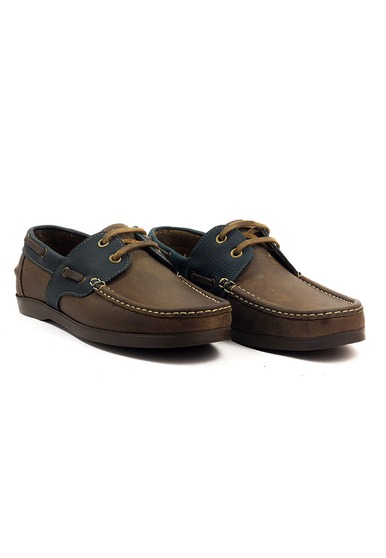 Zapatos San Polos Apache Hombre 174 Pardo Azul