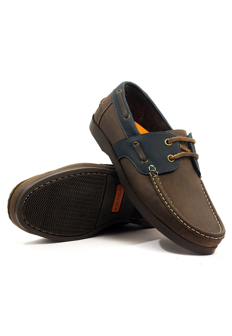 Zapatos San Polos Apache Hombre 174 Pardo Azul