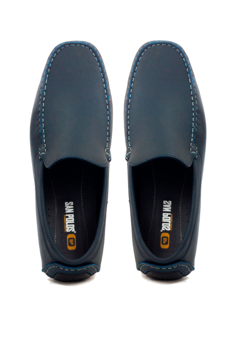 Zapatos San Polos Driver Hombre 3018 Graso Azul