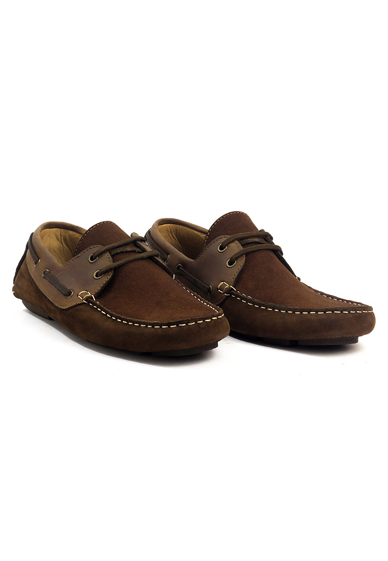 Zapatos San Polos Driver Hombre 3020 Nobuck Chocolate