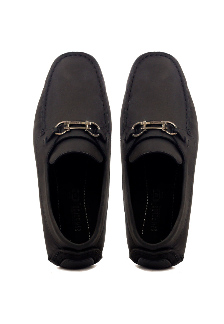 Zapatos San Polos Driver Hombre 3023 Nobuck Negro