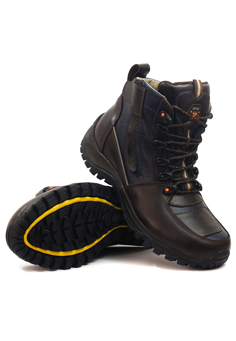 Botas San Polos Motociclismo Hombre 3348 Niza Café