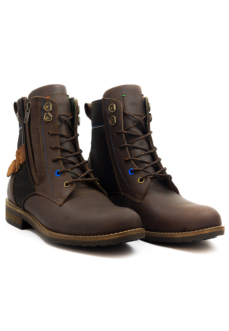 Botas San Polos Casual Hombre 3355 Café