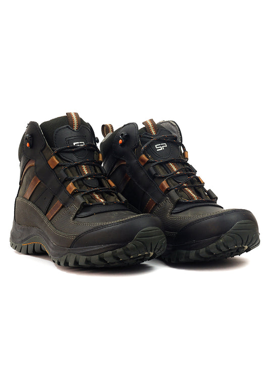 Botas San Polos Hiking Hombre 3369 Verde Negro