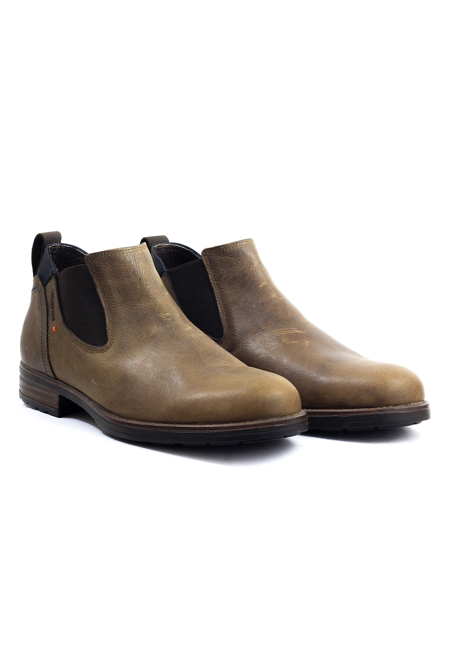 Botas San Polos Casual Chelsea Hombre 3624 Pardo