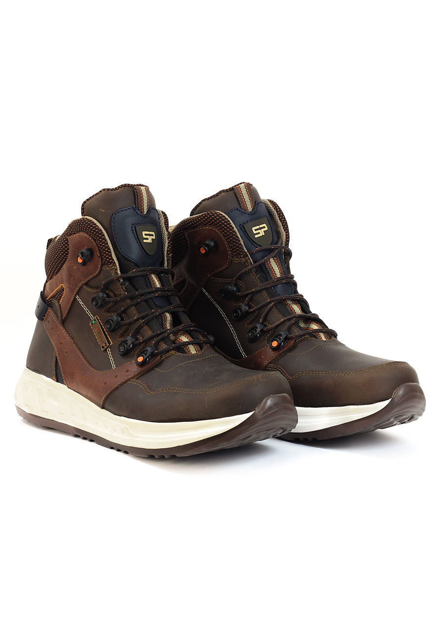 Botas San Polos Hiking Hombre 3688 Otelo Castaño