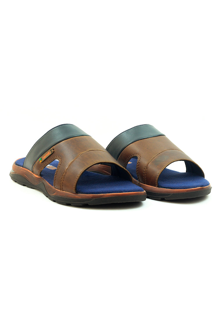 Sandalias San Polos  Hombre SX001 Coñac Azul