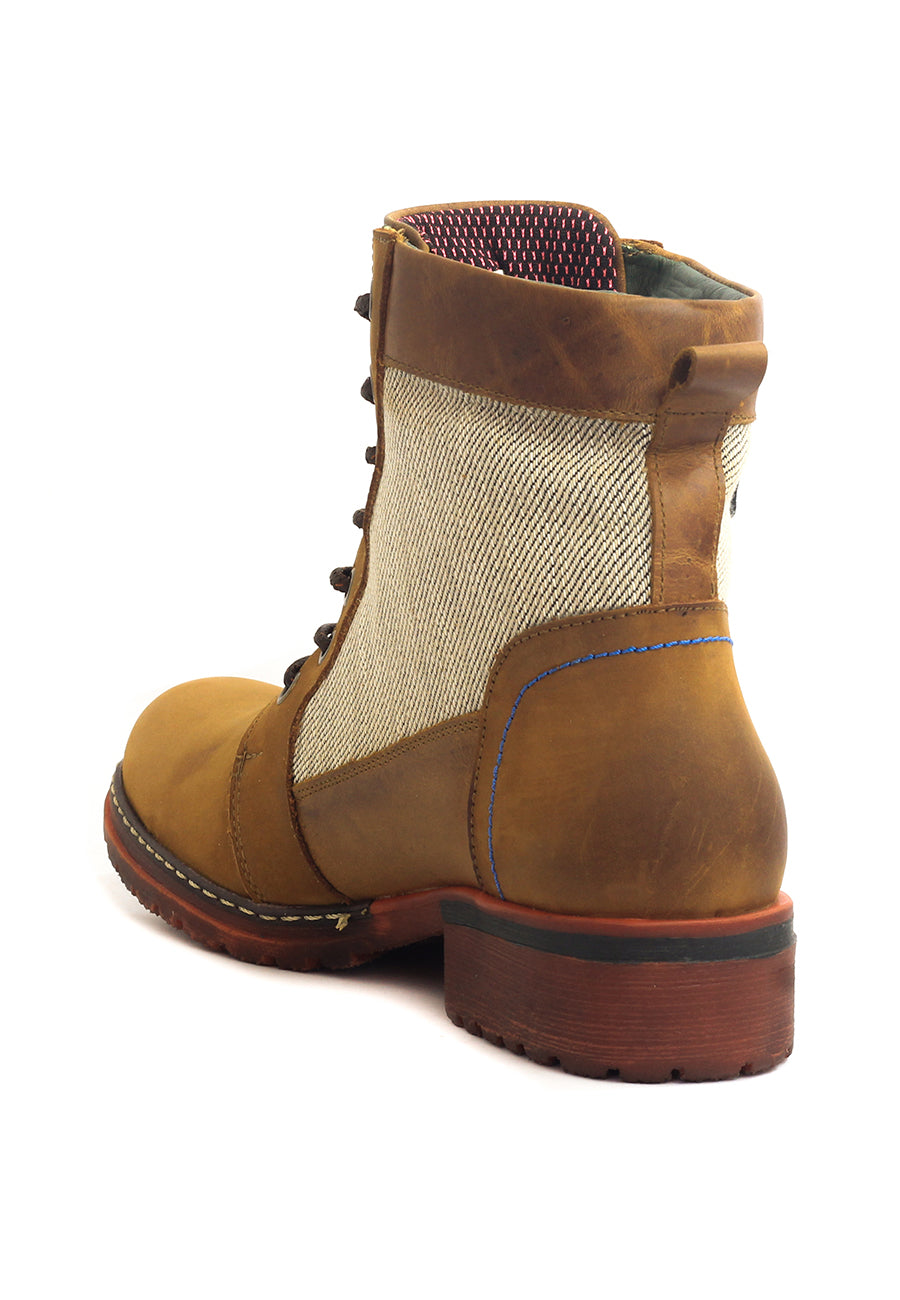 Botas San Polos Casual Mujer EK1320 Nobuck Miel