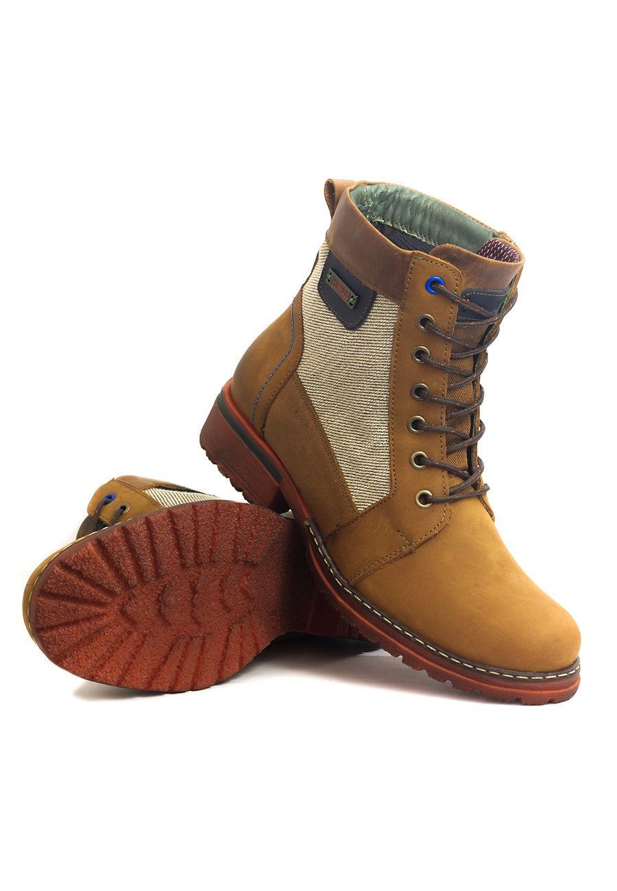 Botas San Polos Casual Mujer EK1320 Nobuck Miel