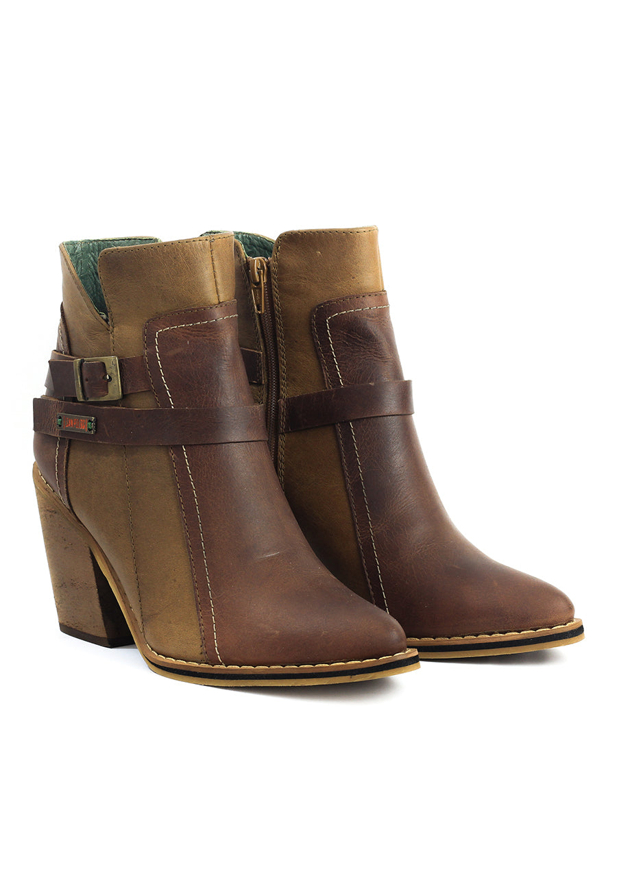 Botas San Polos Casual Mujer EK6220 Coñac