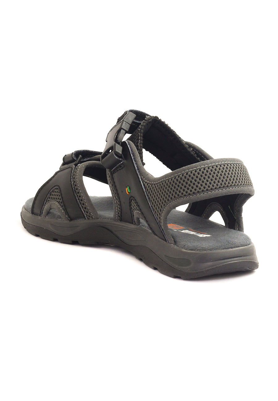 Sandalias San Polos  Hombre SX003 Negro Gris